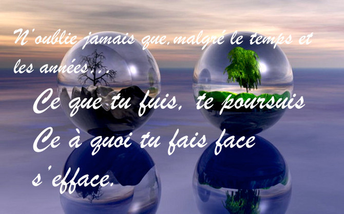 Ce que tu fuis...