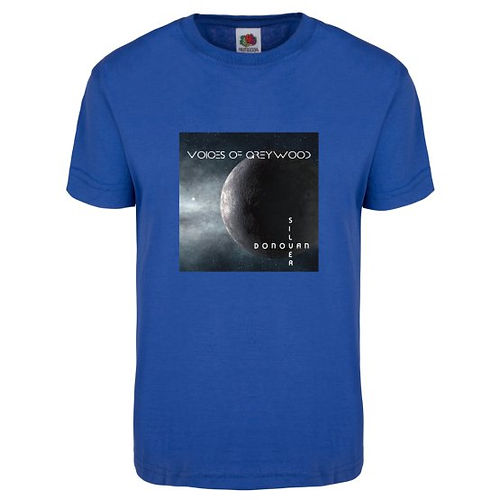 Voices of Greywood T Shirt, Blue, Medium