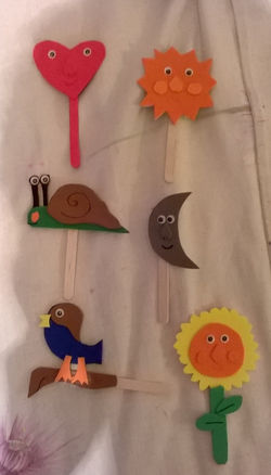 Títeres del cuento (Luna)