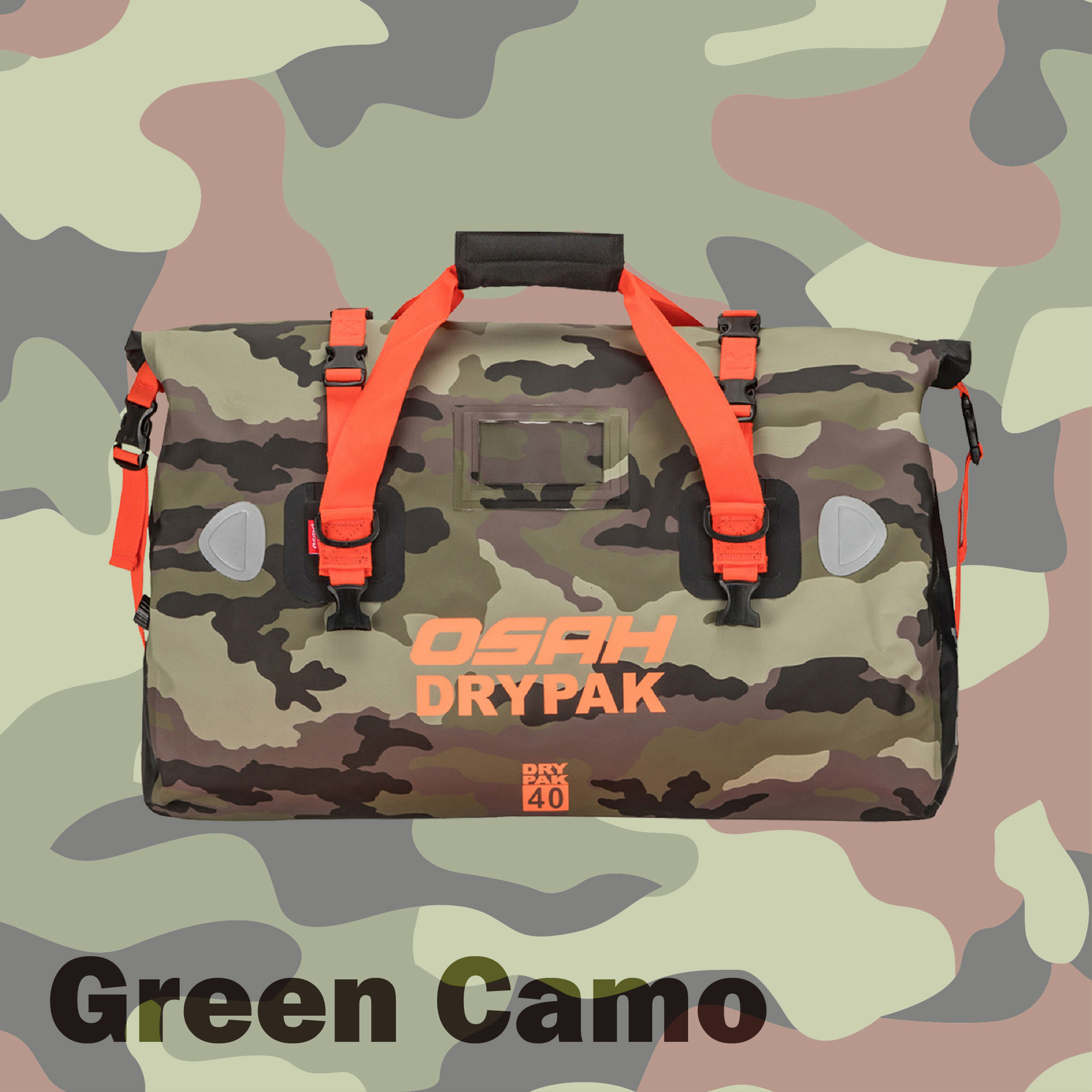 universal 40l drift duffel bag_green-camo