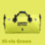 universal 60l drift duffel bag_hi-vis green