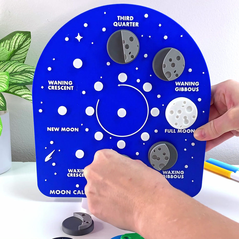 Thumbnail: Moon Phase Puzzle – Build, Learn & Display – Hands-On Astronomy Learning Tool