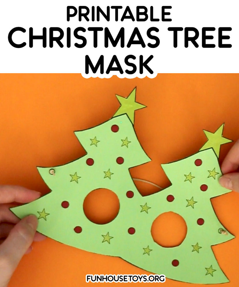 Christmas Tree Mask for Kids