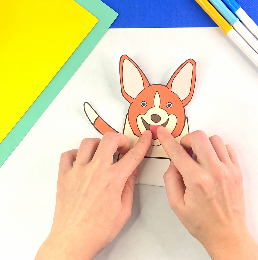 Thumbnail: Dog Stand-Up Craft – Printable Activity for Kids!