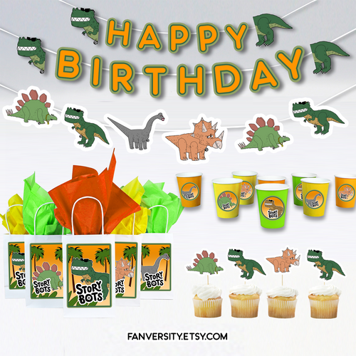 Dinosaur Party Supply Dinosaur Birthday Party FunHouseToys