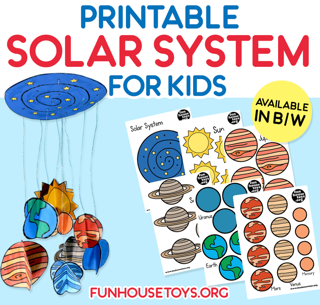Printable 3d Solar System For Kids