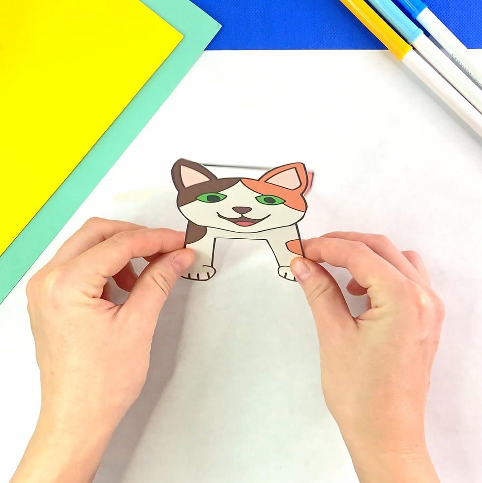Thumbnail: Cat Stand-Up Craft – Printable Activity for Kids!