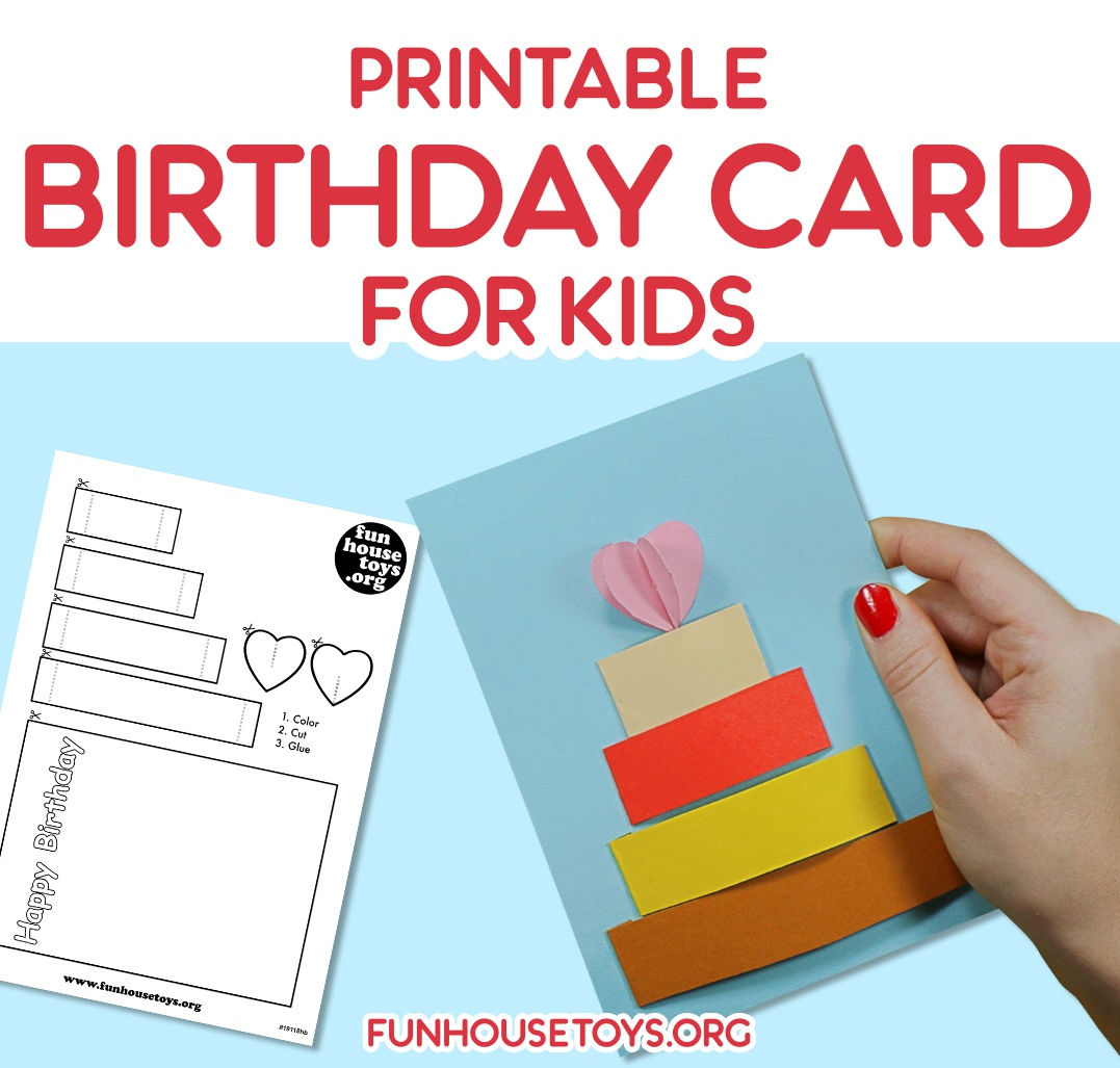 Printable Birthday Card for Kids