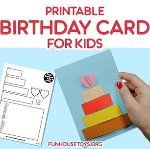 Printable Birthday Card for Kids