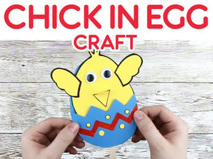 Chick in Egg Craft for Eastern