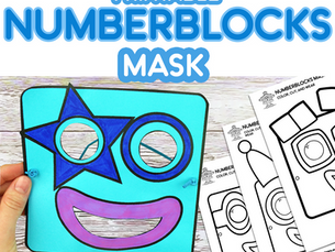 Numberblocks Mask 2 to 5