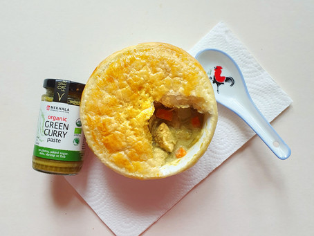 Green Curry Chicken Pot Pie