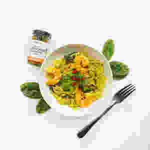 Lemongrass Turmeric Seafood Pasta