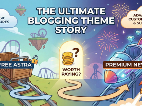 The Ultimate Blogging Theme Story: From Free Astra to Premium Neve – When Is It Worth Paying?