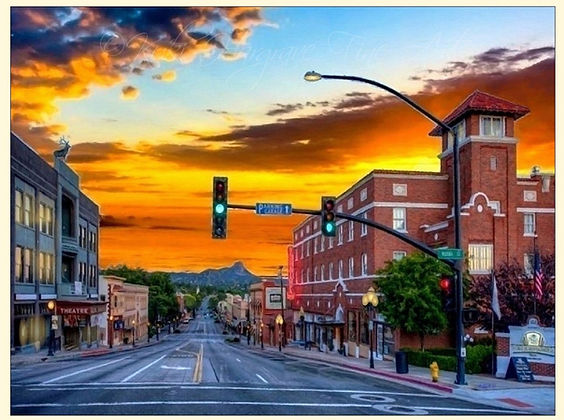 kh Gurley Street Gold in a mat watermark