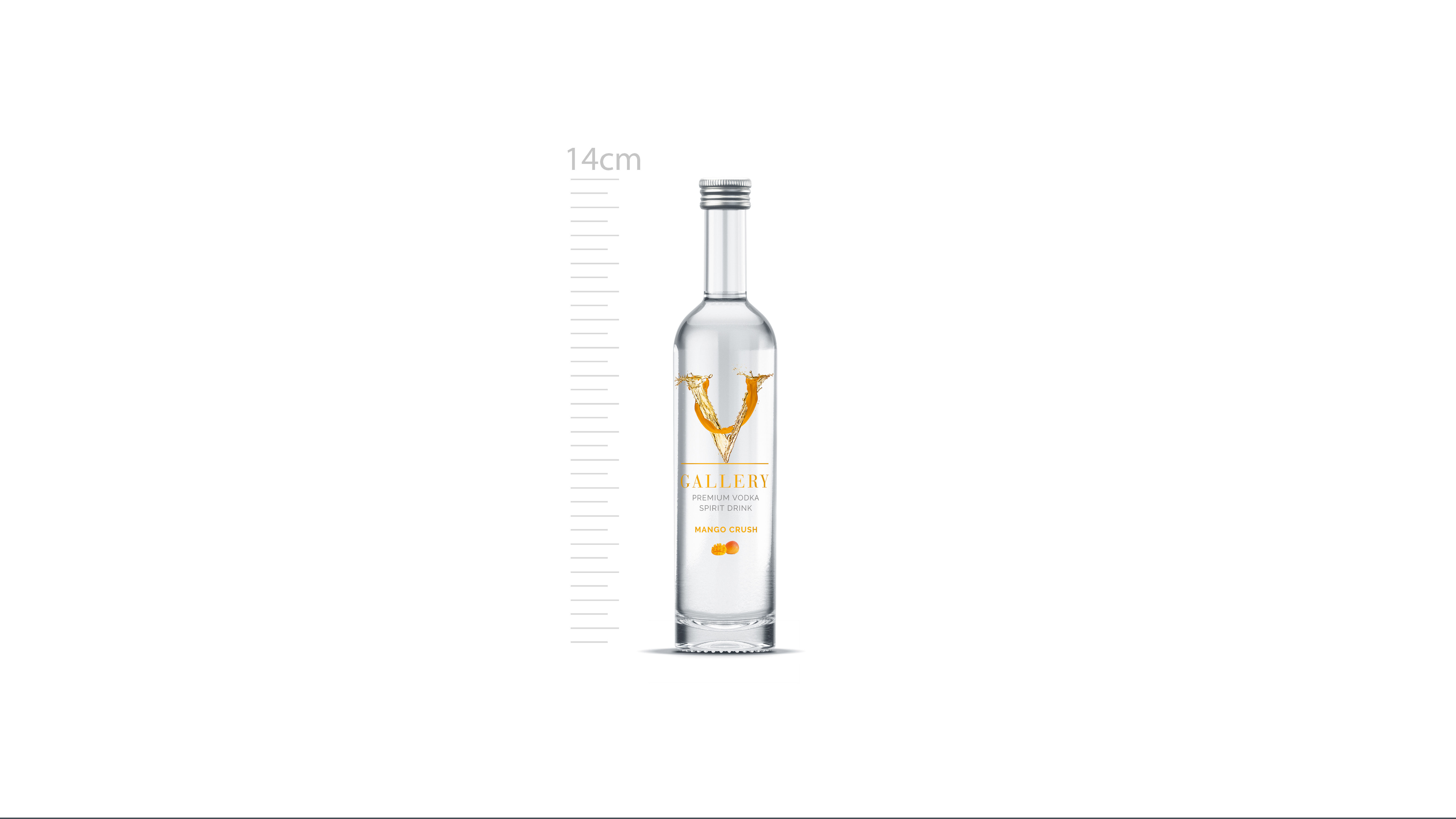 Mango Crush Vodka Spirit Miniature 5cl 21% abv