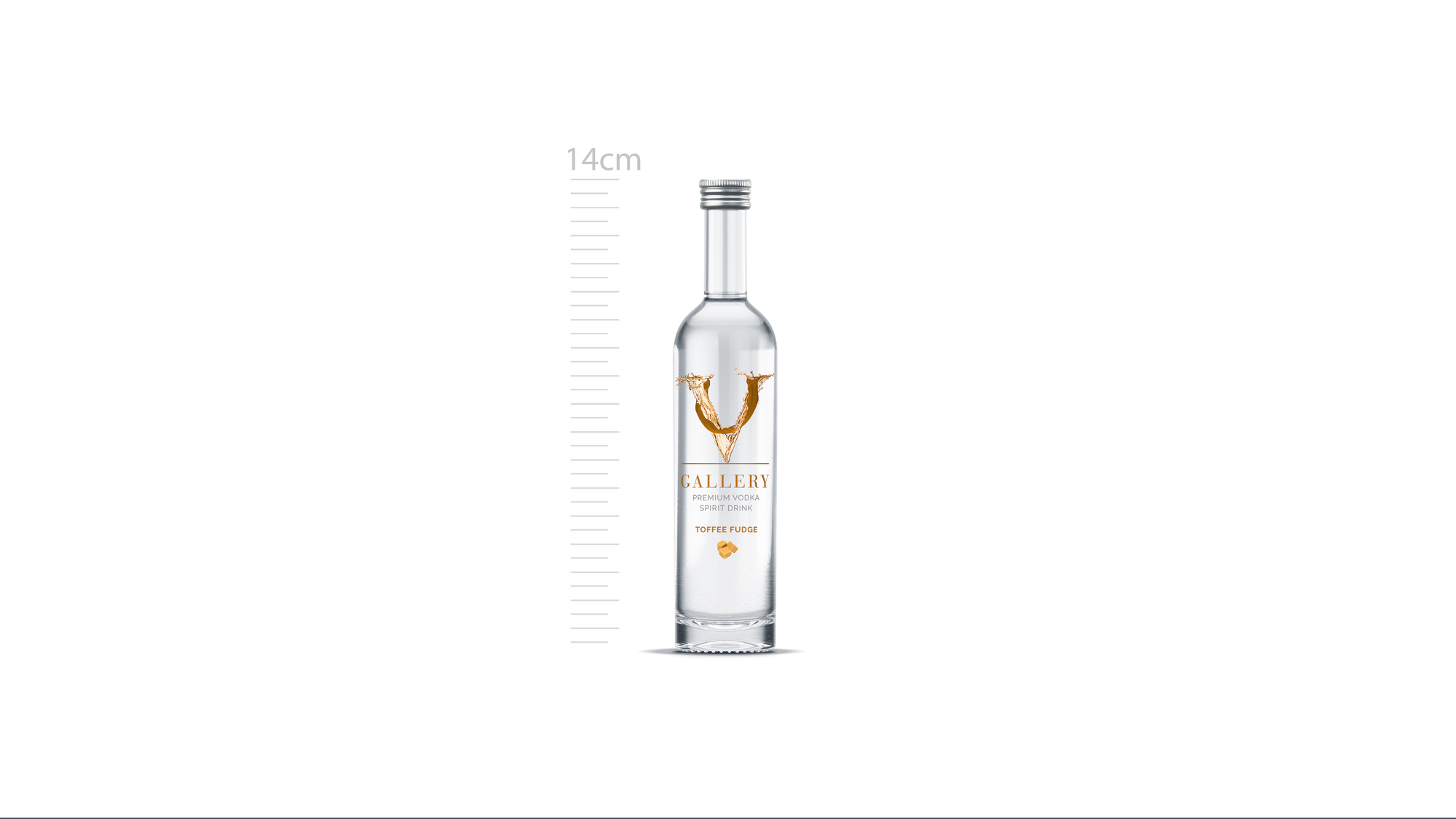 Toffee Fudge Vodka Spirit Miniature 5cl 21% abv