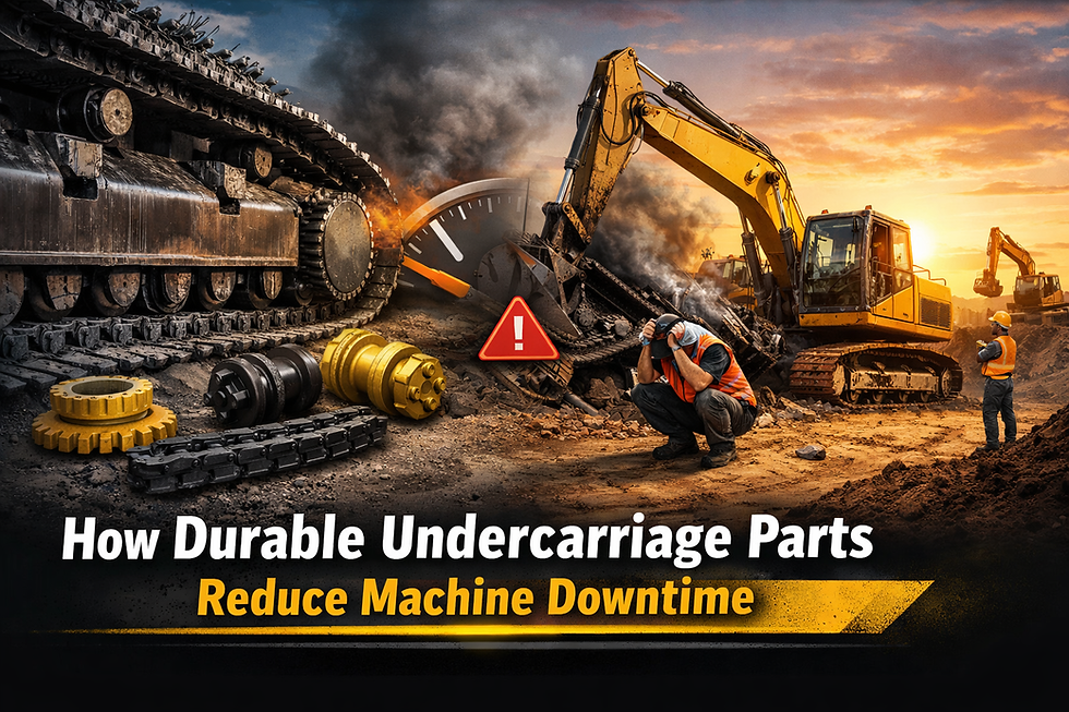 How Durable Undercarriage Parts Reduce Machine Downtime