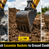 How to Select the Best Excavator Bucket for Rock, Soil, and Clay