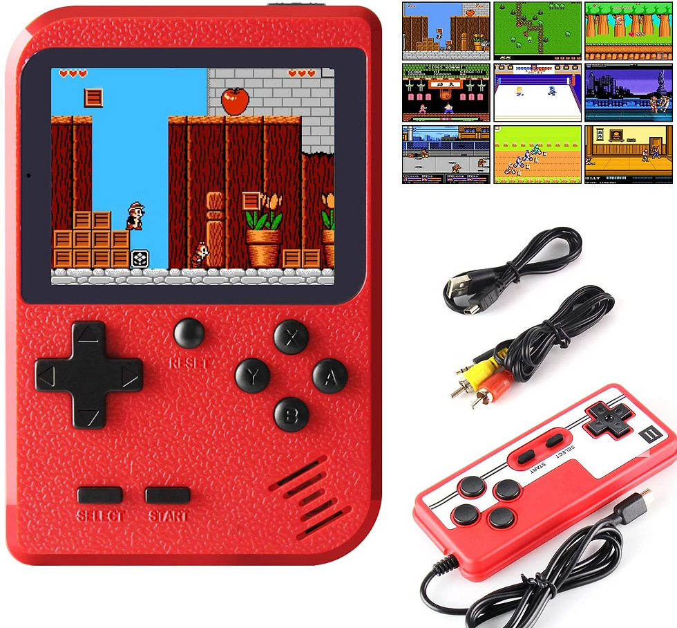 Thumbnail: Portable Game Pad With 400 Games Included + Additional Player Controller