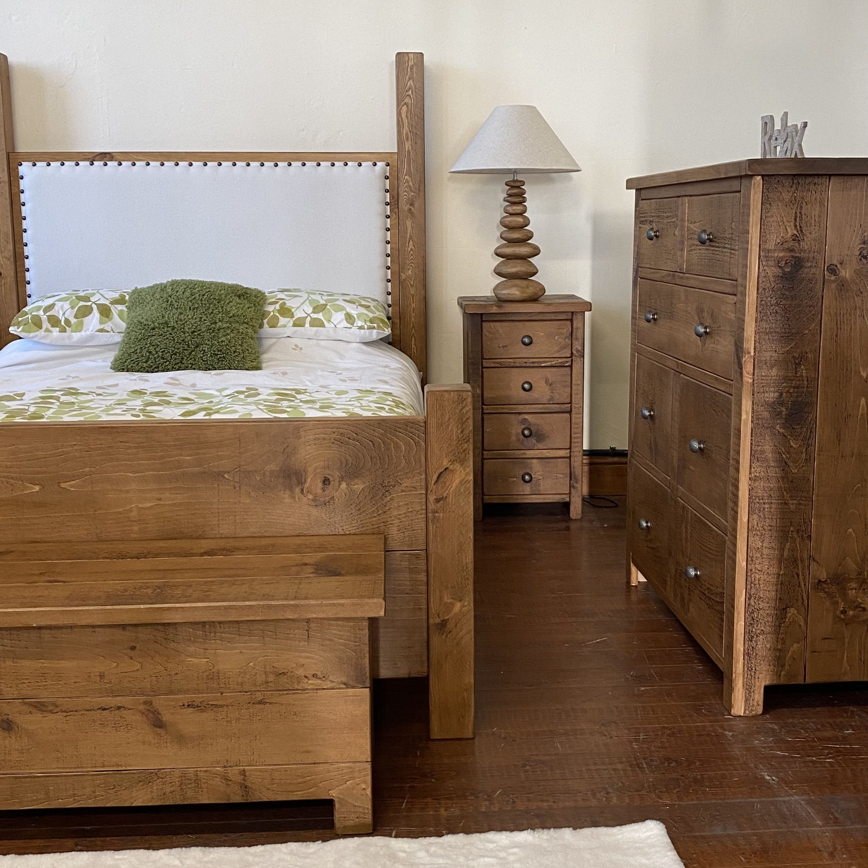 Plank Upholstered 5ft (King) Bed