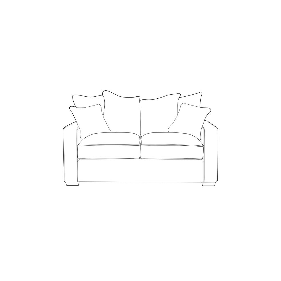 Thumbnail: Chicago Sofa Collection - Pillow Back