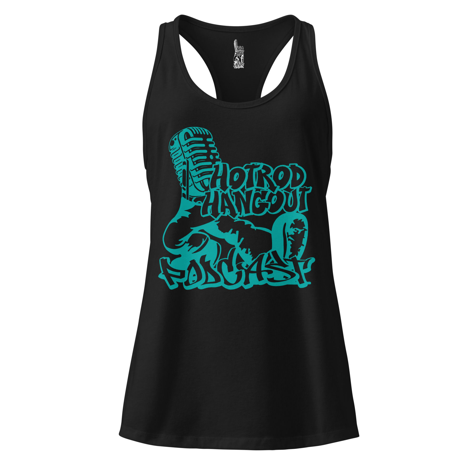 OG podcast Women’s fitted racerback tank top