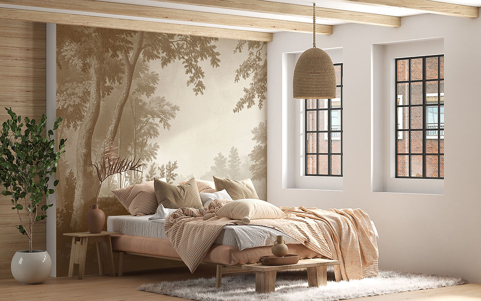 Thumbnail: scenic woodland wallpaper with river landscape