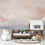 Thumbnail: Minimal interior styled with Rosavelle wall mural, soft pink sky tones fading into light horizon