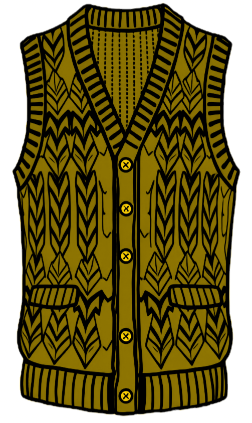 Line drawn knitted vest.png