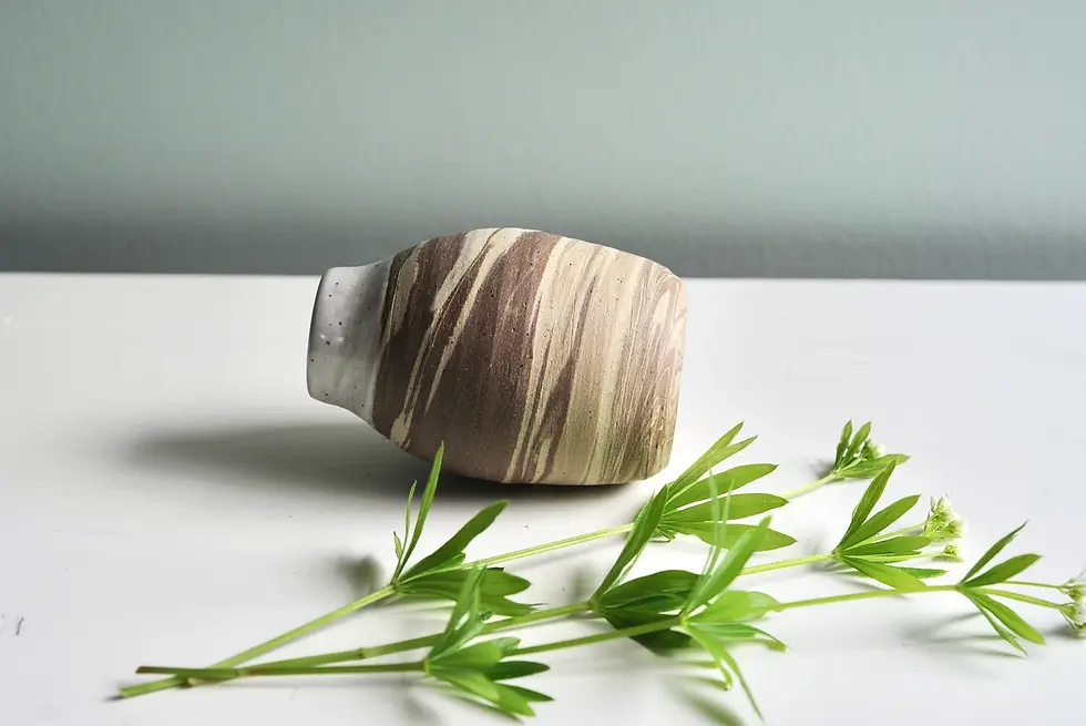 Thumbnail: Agateware Ceramic Vase