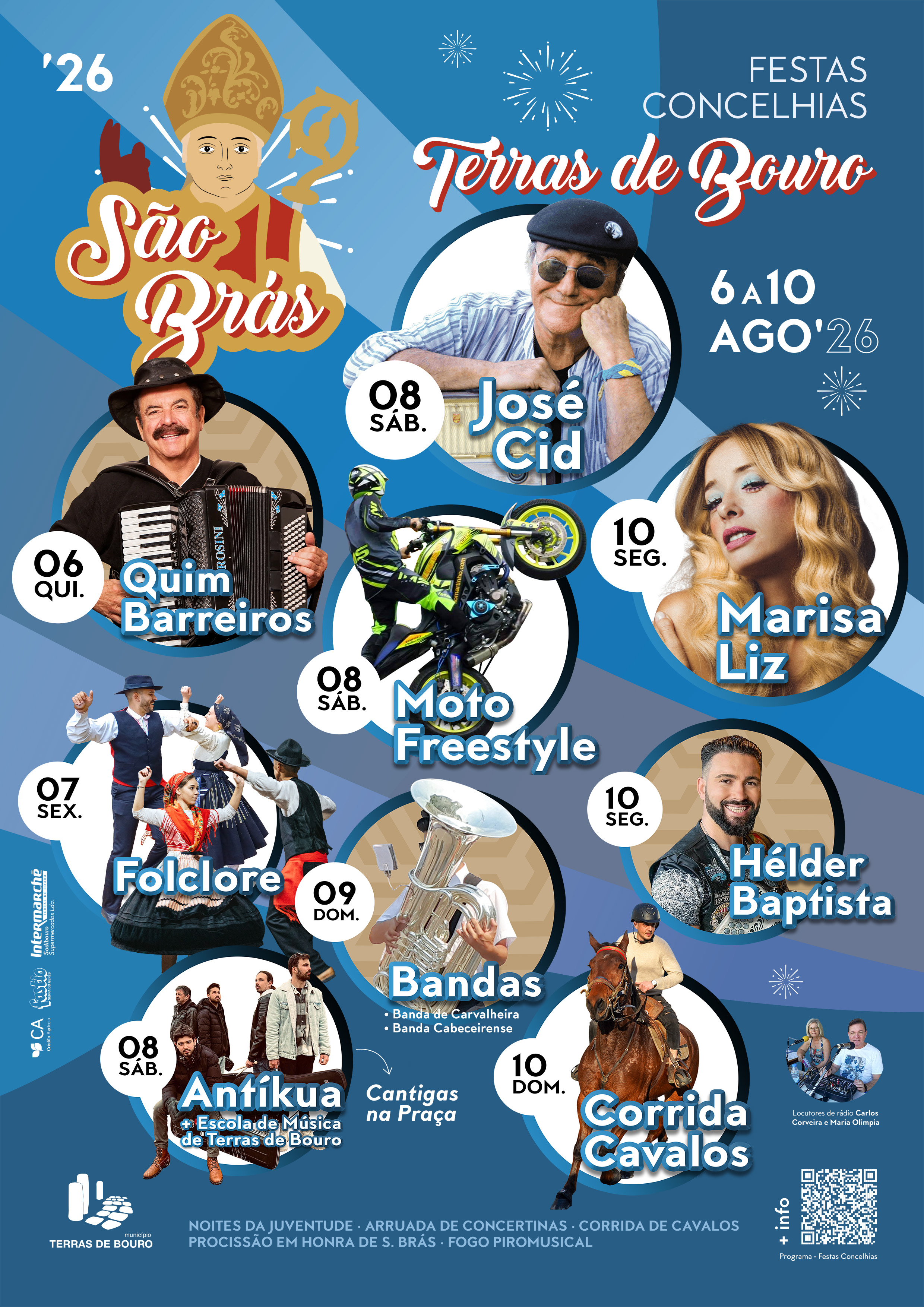 Festas Concelhias em Honra de S. Brás 2026