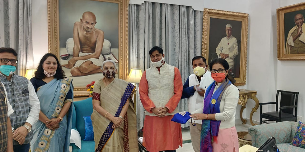 Honoured by Governor Mam