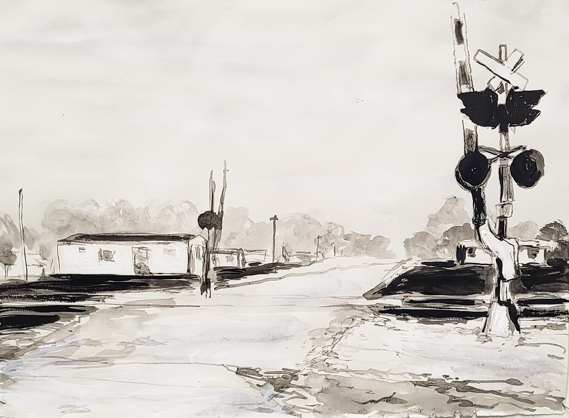 BACK TOWN CROSSING IN LINTON