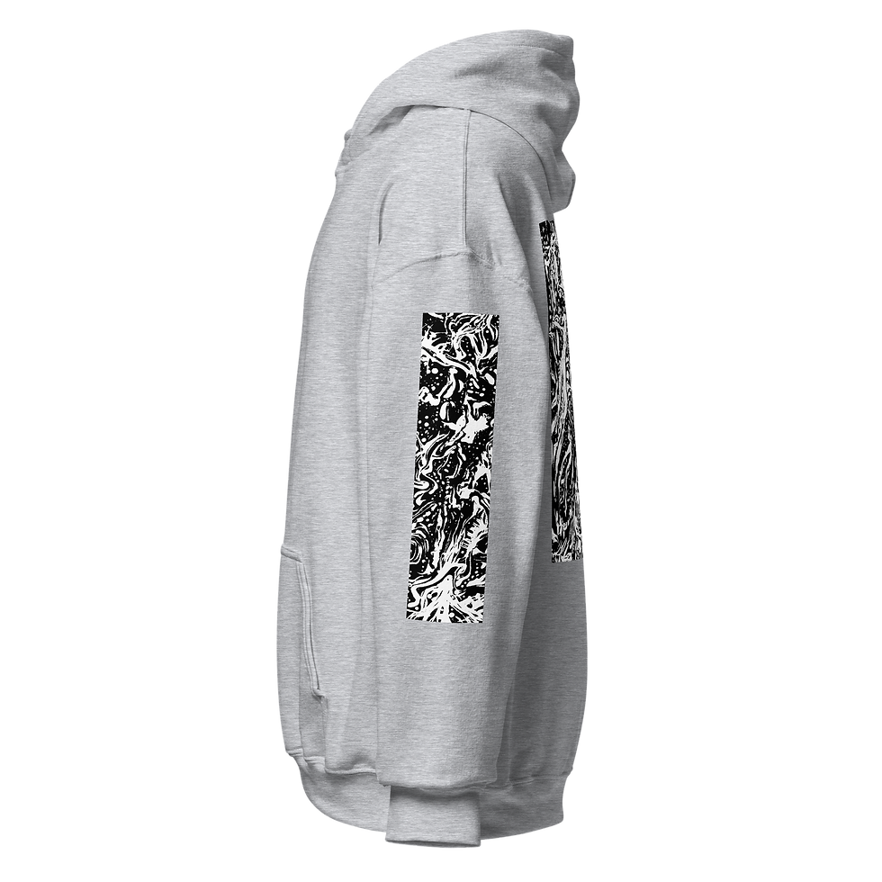 Thumbnail: B&W Neon Dream Hoodie - Gildan 18500