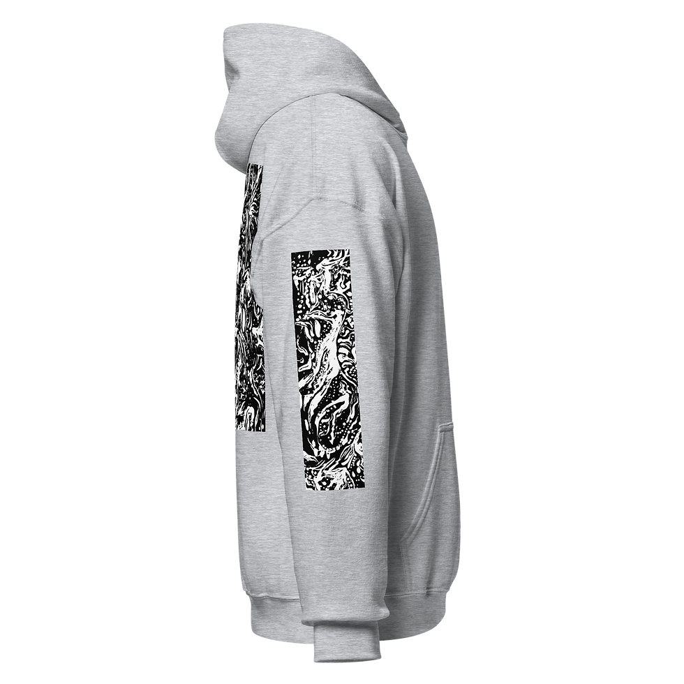 Thumbnail: B&W Neon Dream Hoodie - Gildan 18500