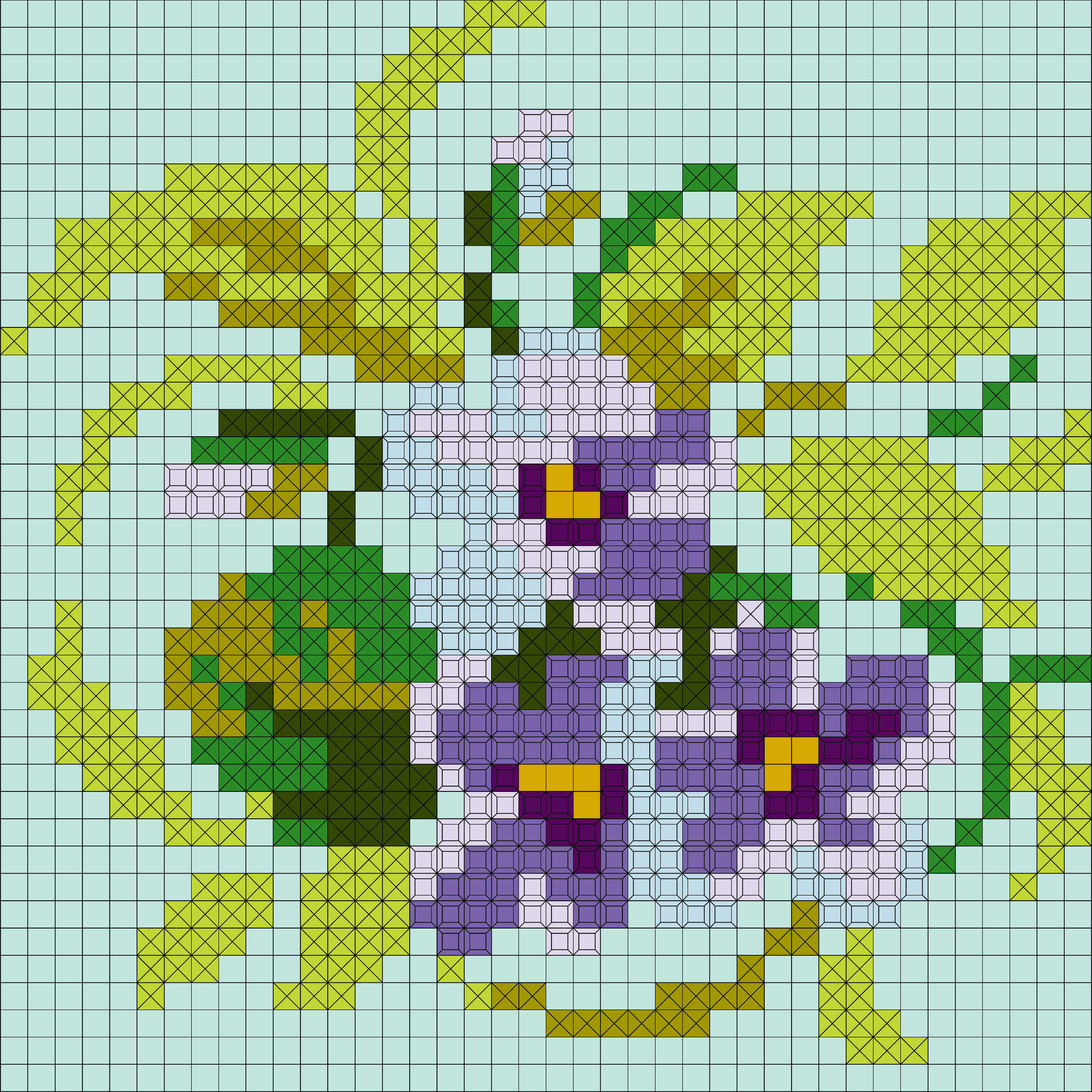 Flower (1600 pcs.)