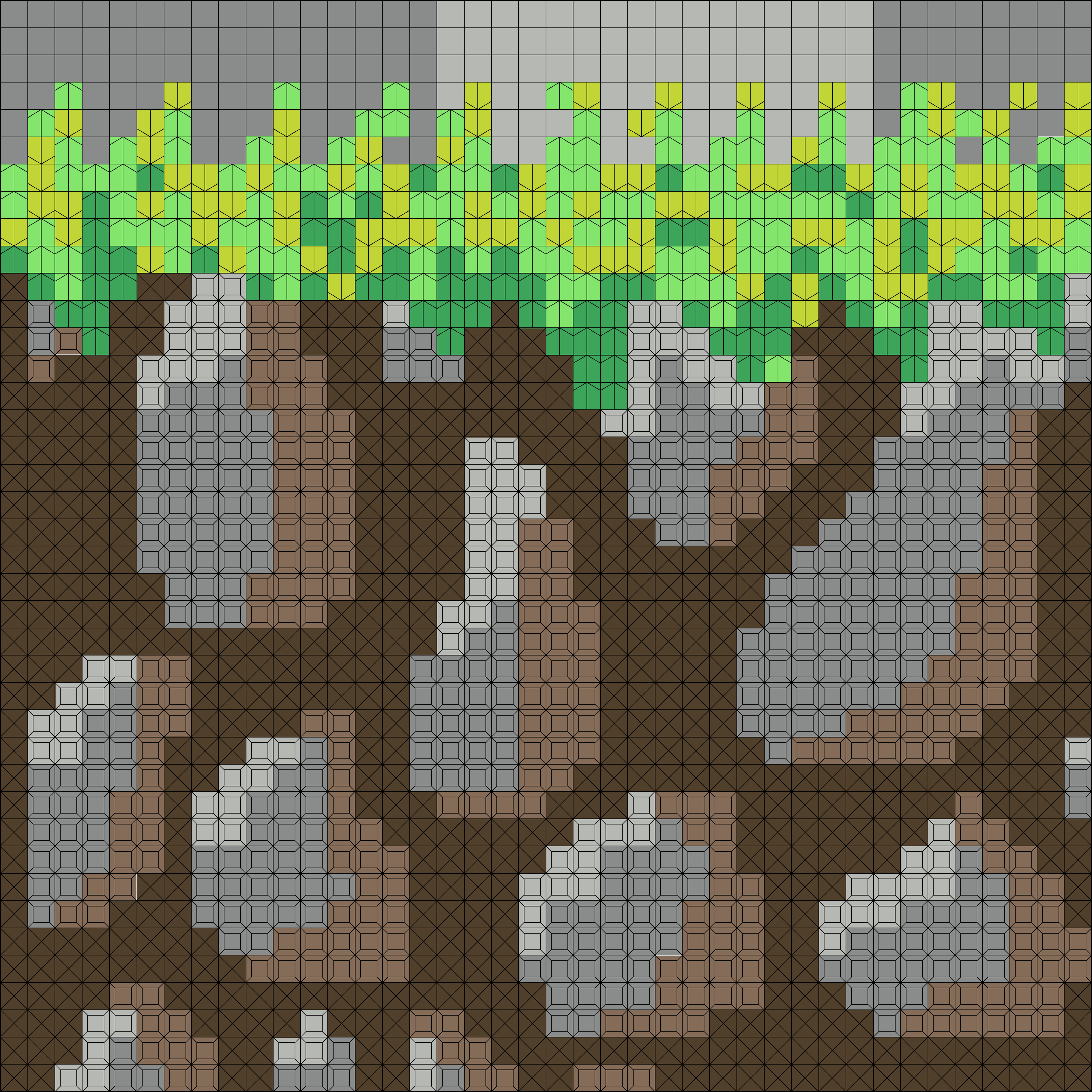 grass section(1600pcs.)