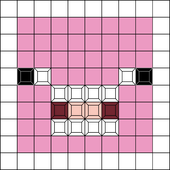 minecraftPink (100 pcs.)