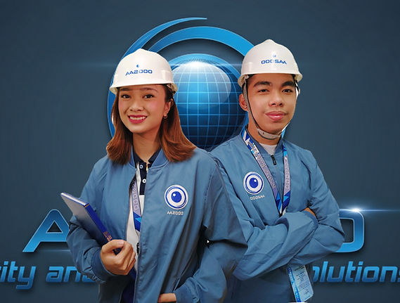 Professional AA2000 technicians in their uniforms