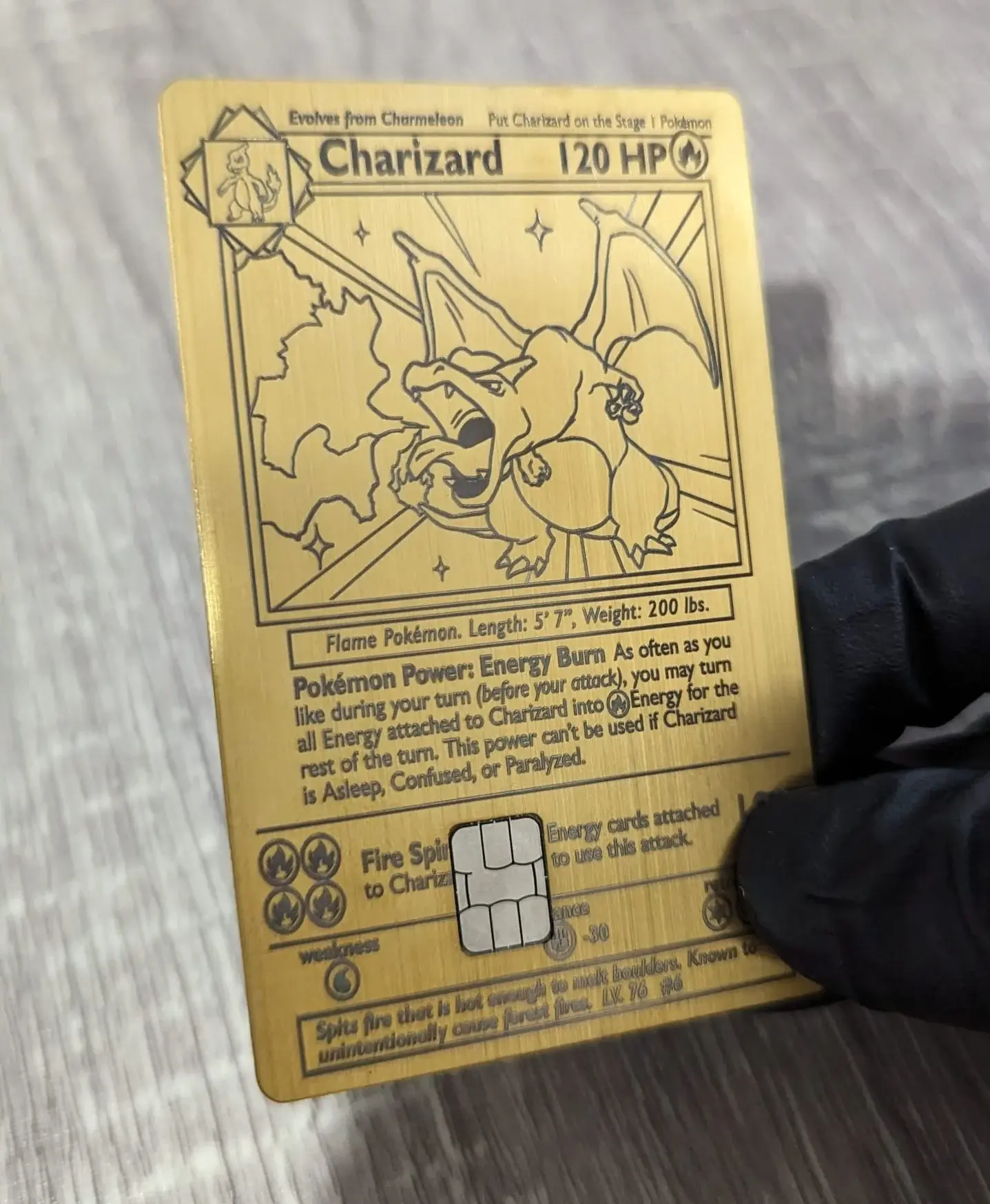 Metal debit/credit card skins