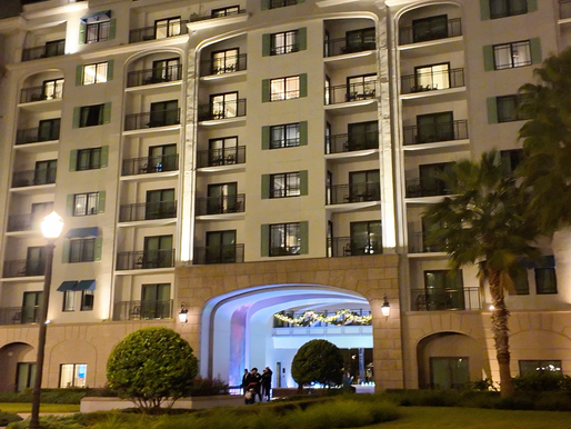 A Serene Start: The Disney's Riviera Resort Bus Stop Experience