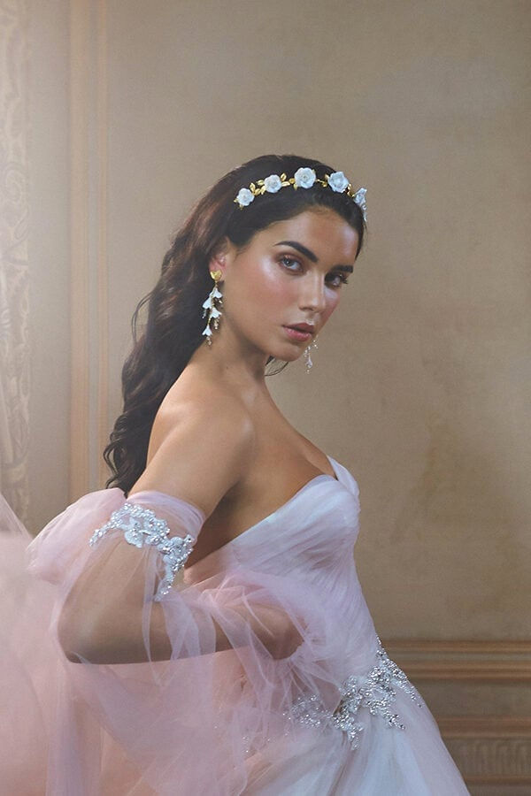 Bridal Flowers Earrings (orecchini sposa)