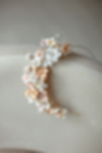 Flower bridal crown tiara - corona Tiara sposa floreale