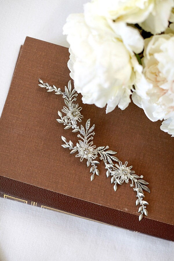 Miniatura: Pettinino da sposa Riviera Bridal Headpiece