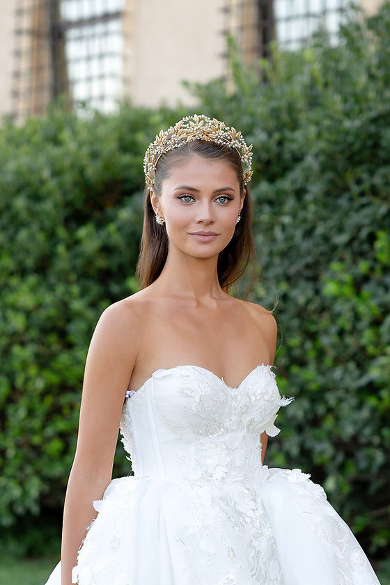 Pettine Per Capelli Da Sposa Da Giardino, Argilla Cremosa, Fiore In Ceramica, Foglia, Accessori Per Capelli Da Sposa Per La Sposa, Damigella D'onore, Regalo Per Ragazze - Foto 8