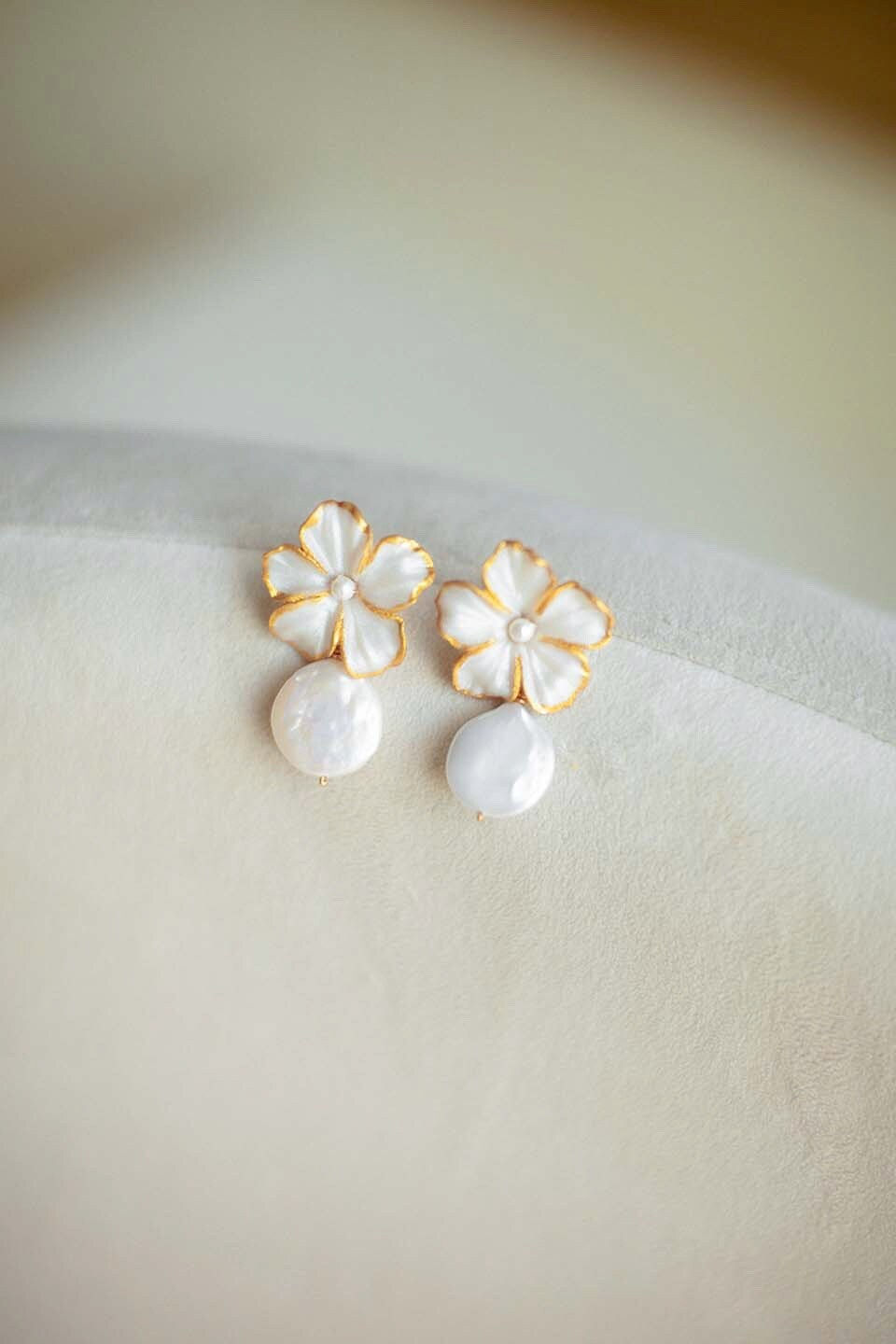 Orecchini sposa - Provence Flower Bridal Earrings