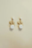 Anna Gold Floral Earrings (orecchini sposa)