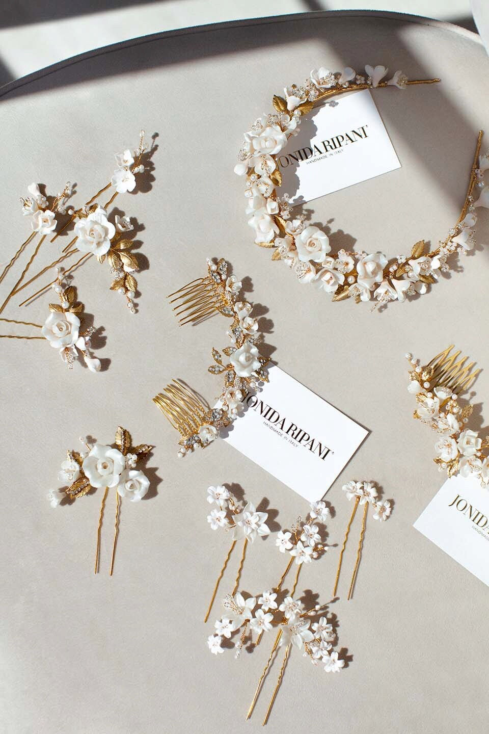 Thumbnail: Bridal Headpiece and accessories - fermaglio sposa