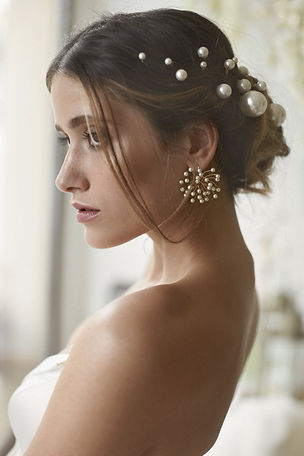 bridal hair pins - forcine da sposa, spille gioiello